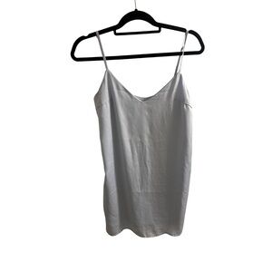 Molly Green Satin Light Blue Mini Dress